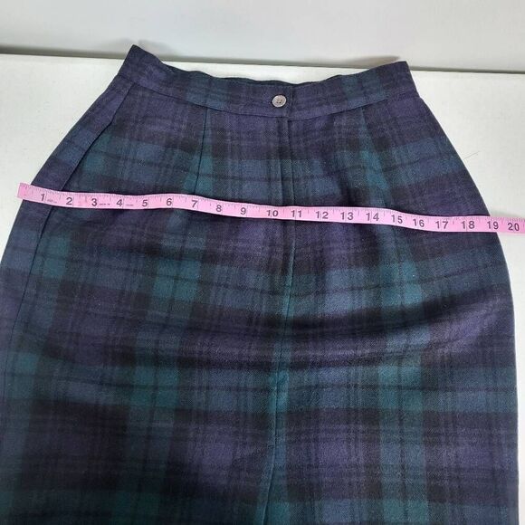 VTG Lord & Taylor Womens Tartan Wool Suit Size 6P Jacket Skirt Academia Preppy - Picture 13 of 14